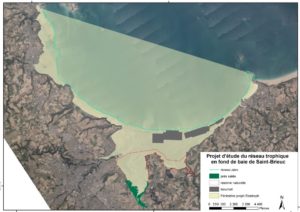  Zone d'étude du projet ResTroph Baie de Saint-Brieuc