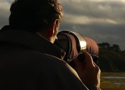 Comptage ornithologique en baie de Saint-Brieuc