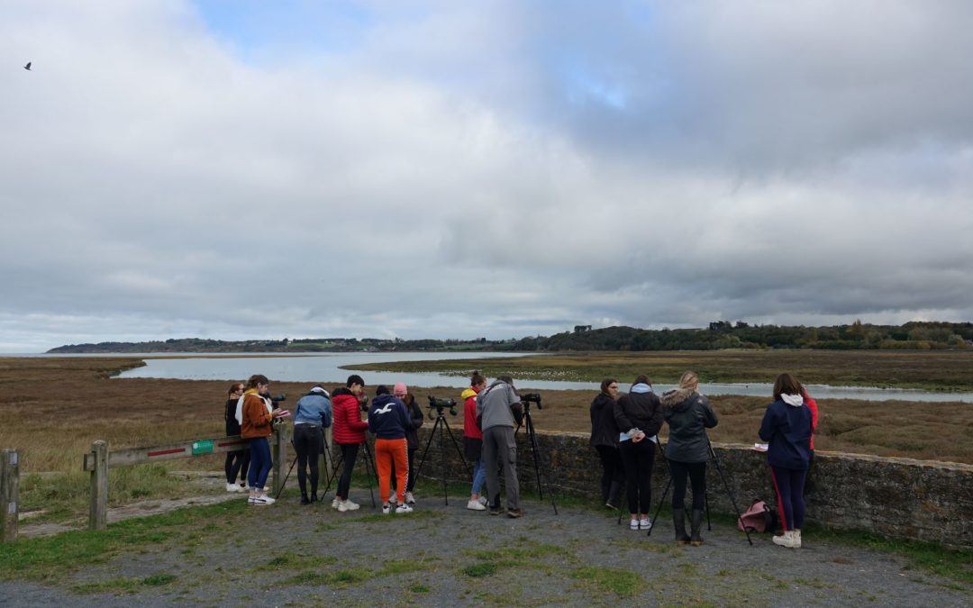 Sortie d’étudiants de Guingamp sur la Réserve naturelle