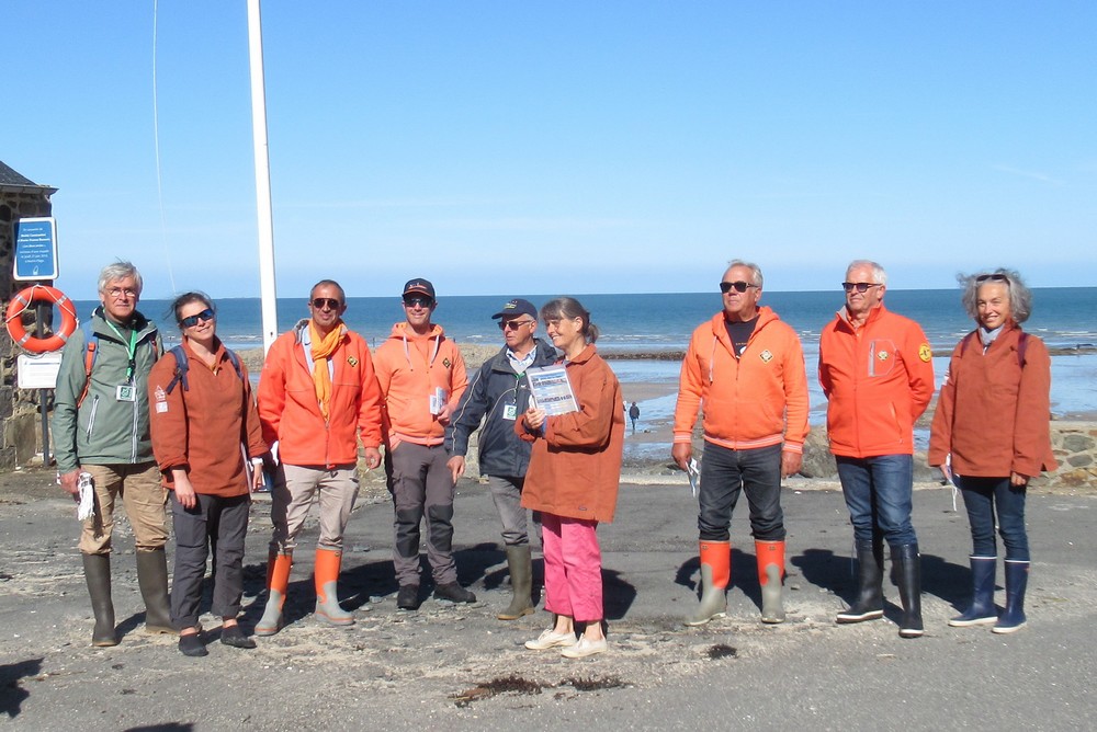 Sensibilisation des pêcheurs à pied avec la SNSM