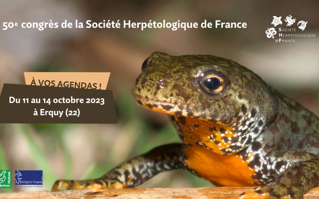 Le 50e congrès de la Société Herpétologique de France se tiendra en Côtes d’Armor !
