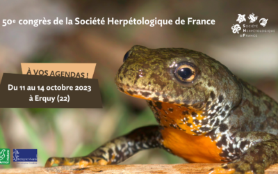 50e congrès de la Société Herpétologique de France : les inscriptions sont ouvertes