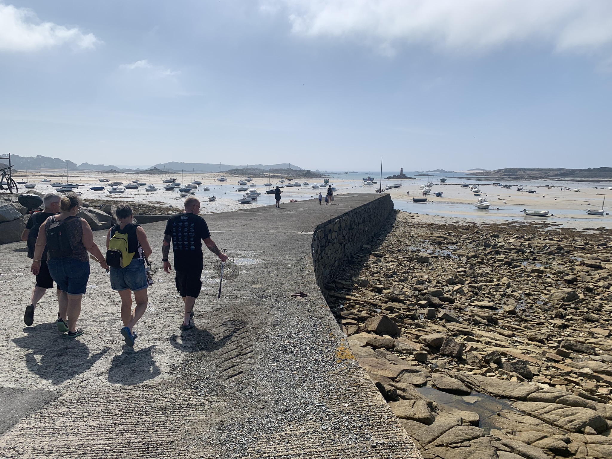 Sensibilisation des pêcheurs à pied à l'Île Grande