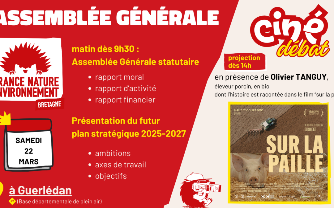 Assemblée générale de France Nature Environnement Bretagne