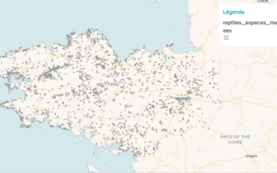 Consultez les couches d’alerte amphibiens et reptiles