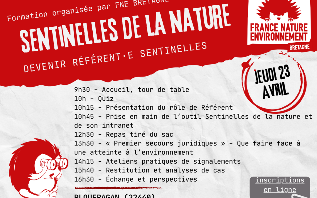 Formation « Sentinelles de la nature »