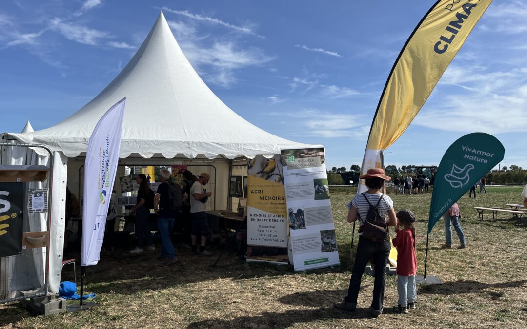 Stand Paysans de nature au salon la Terre est notre métier